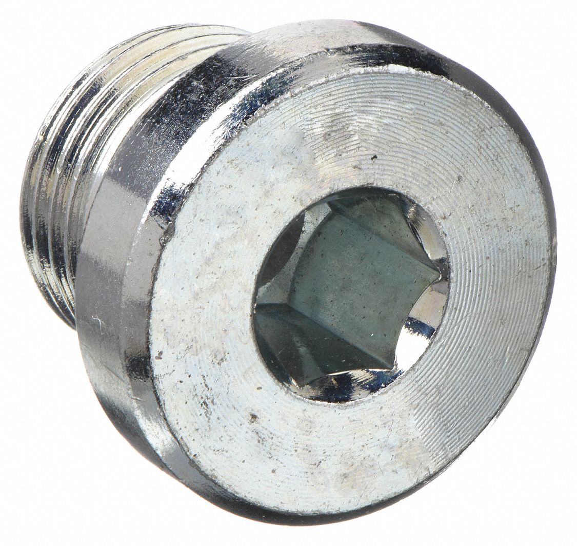 Metaland M18 x 1.5 Stainless Steel Plug with Inner Hex Head Universal Fit  (Pack of 2): : Industrial & Scientific