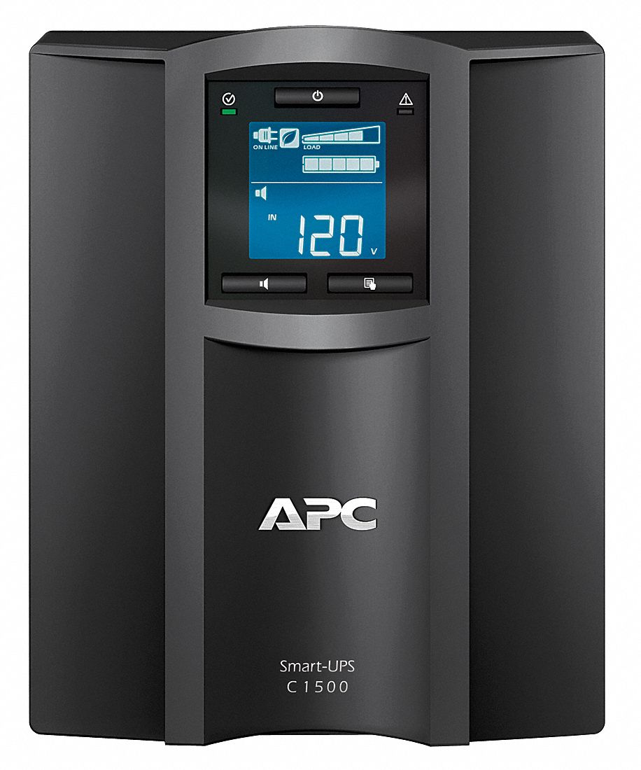 APC BY SCHNEIDER ELECTRIC, Line 1.44 kVA Rating, Smart UPS - 39A360|SMC1500C Grainger