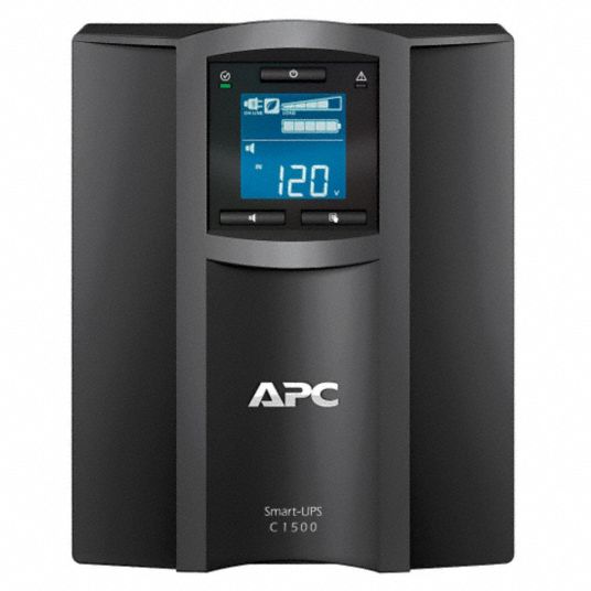 APC BY SCHNEIDER ELECTRIC, Line Interactive, 1.44 kVA Power Rating ...