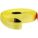 TOW STRAP, 30 FT OVERALL HOOK SIZE, 2 IN OVERALL W, 30 FT OVERALL L, YELLOW, POLYESTER
