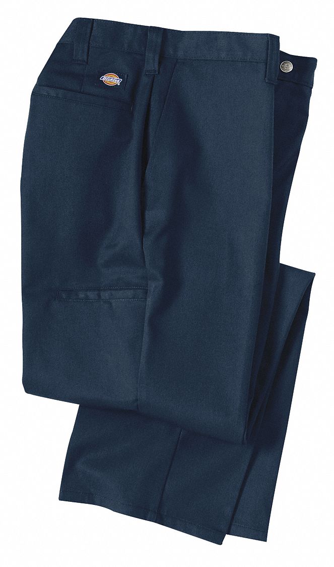 DICKIES Men's Industrial Work Pants, Polyester/Cotton Twill, Color ...