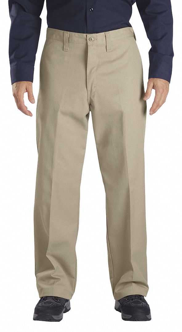 DICKIES, Men's, Flat Front Pants, Industrial Work Pants - 39A951|LP92DS ...