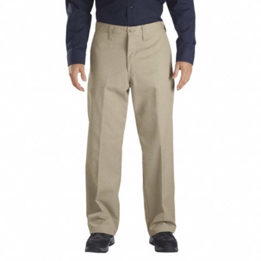 Mens Flat Front Pants