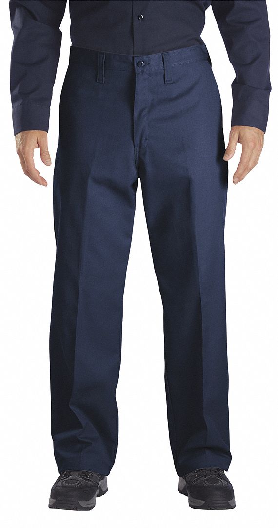 Pantalones industriales Dickies Occupational Workwear, sueltos, de algodón  y poliéster con pierna recta, color negro para hombre LP337BK