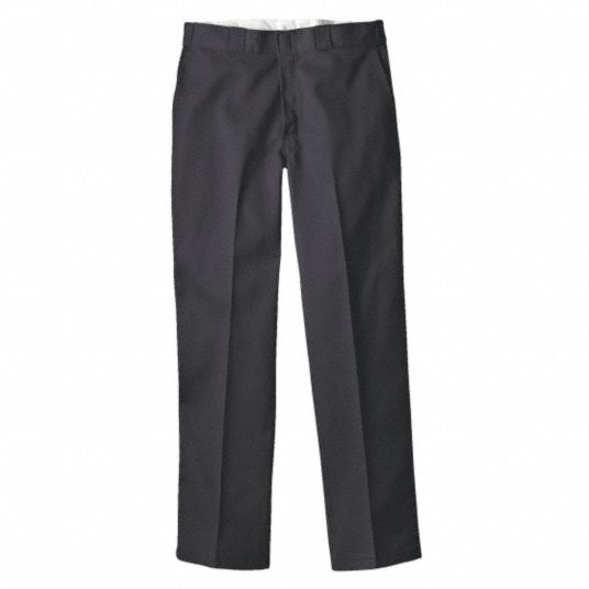 DICKIES, Men's, Work Pants, Work Pants - 39C009|P874BK 44 32 - Grainger