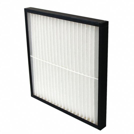 Air Handler Hydrophobic Pleated Air Filter, 24x24x4, Merv 8, High 