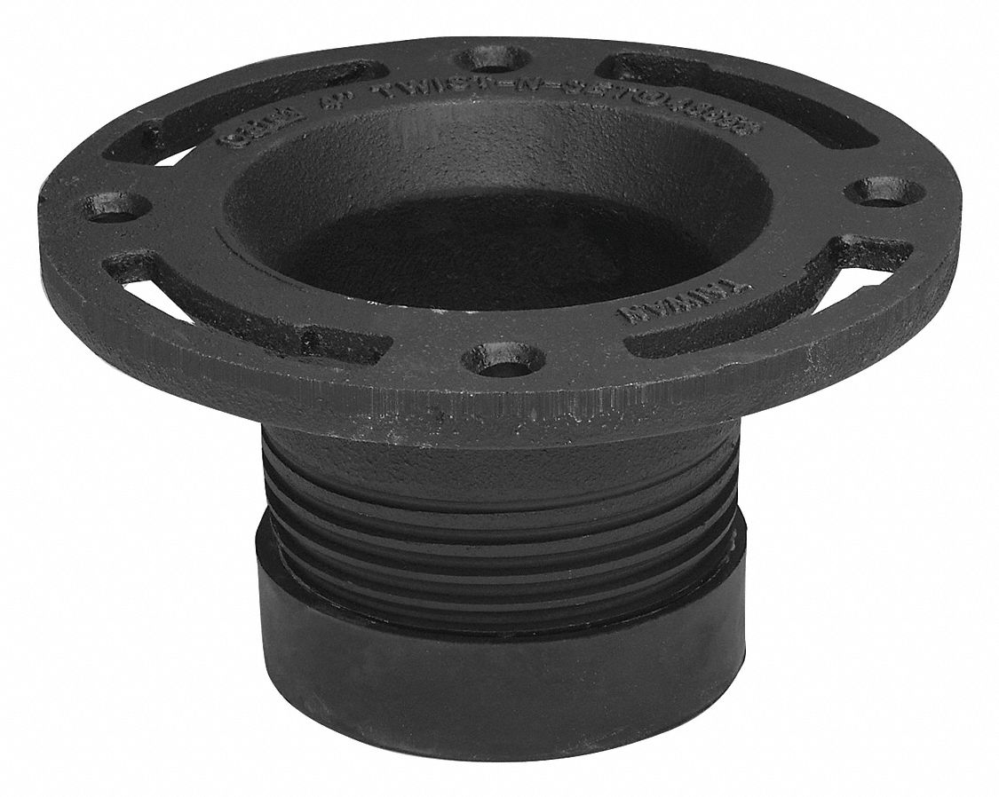 Fits Universal Fit Brand, For Universal Fit, Toilet Flange - 39AN82 ...