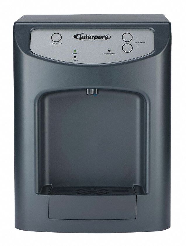 Inline Water Dispenser,  Counter Top,  Cold, Hot,  Black,  120V AC