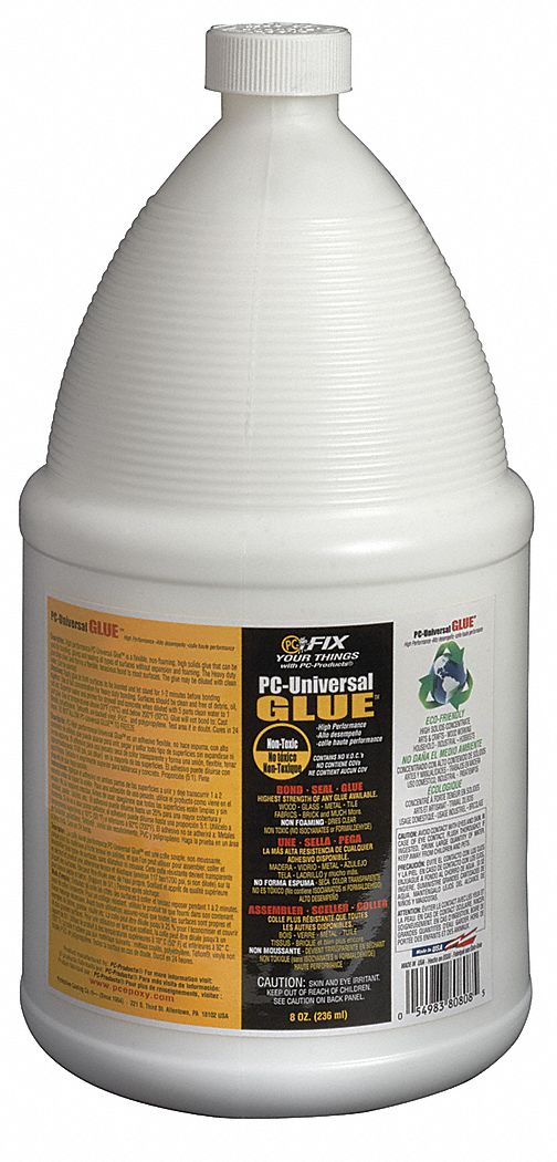 GLUE, PC-UNIVERSAL, GENERAL PURPOSE, INTERIOR/EXTERIOR, 1 GALLON, JUG, CLEAR