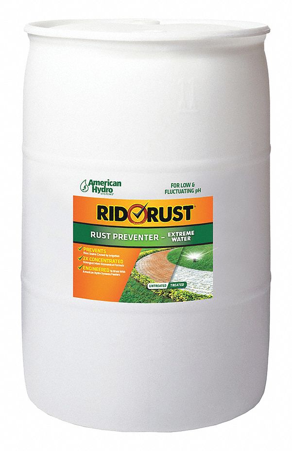Rust Preventer: Drum, 30 gal Container Size, Ready to Use, Liquid