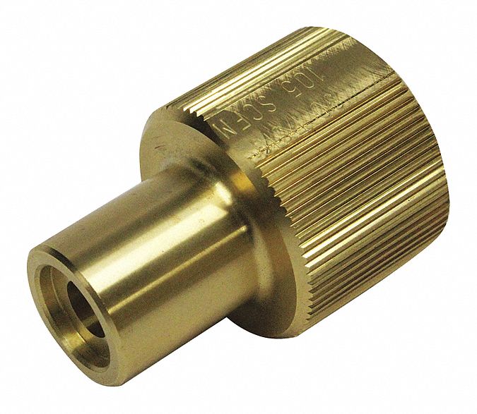 AIR GUN NOZZLE, NO TUBE, 1 1/8 IN TO 12 IN THREAD SIZE, 1 1/2 IN DIAMETER,105 CFM