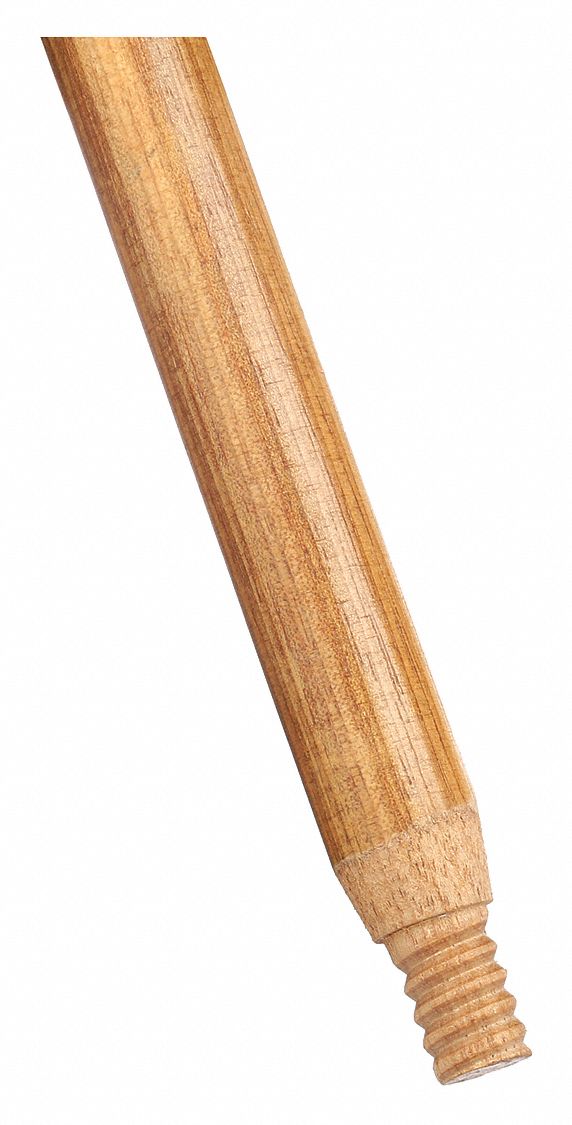 BROOM HANDLE,WOOD,TAN,60"