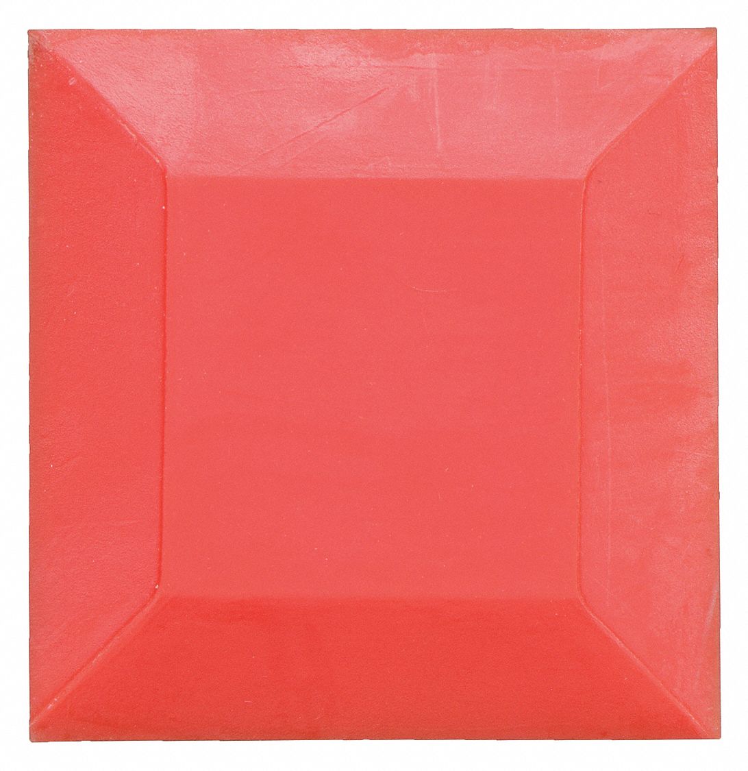 Skive Tool: Skive Tool, Urethane, 2 3/4 in Lg, 2 3/4 in Wd, 3/16 in Thick, Red