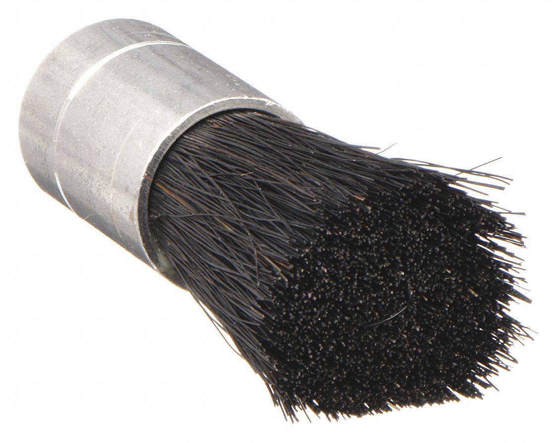 FLOW THROUGH BRUSH,2" L,BLACK