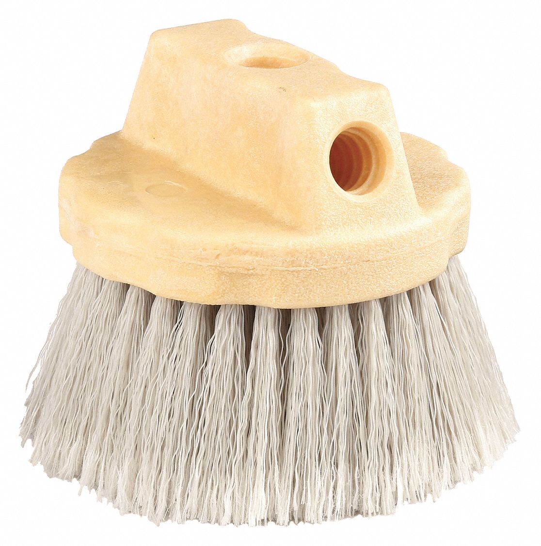 CAR WASH BRUSH, 5 IN L, BRUSH HEAD, 2½ IN BRISTLE L, 4½ IN BRUSH HEAD W, SOFT, GREY
