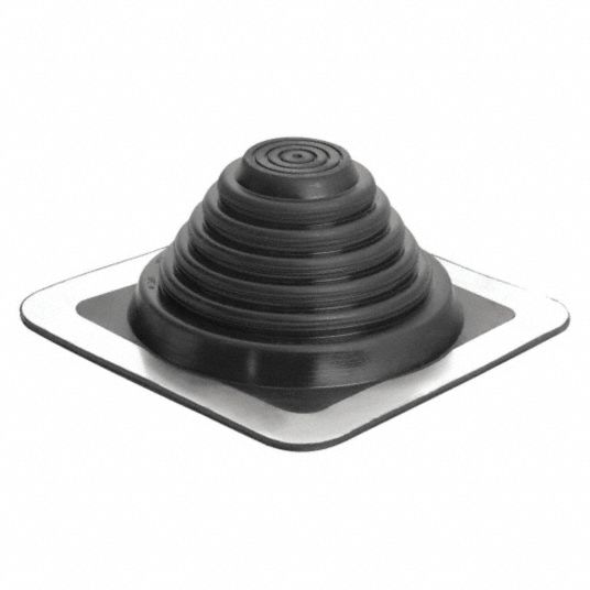 OATEY Roof Vent Flashing, Rubber Collar Type, Number of Pipes 1, 1/4 to ...