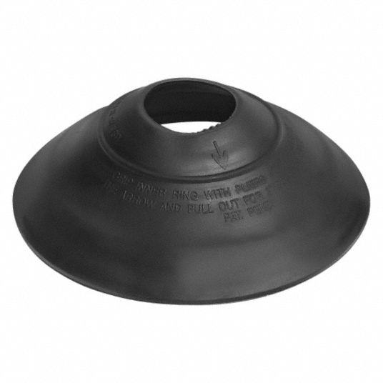 OATEY Roof Flashing Vent Collar, Rubber Collar Type, Number of Pipes 1 ...