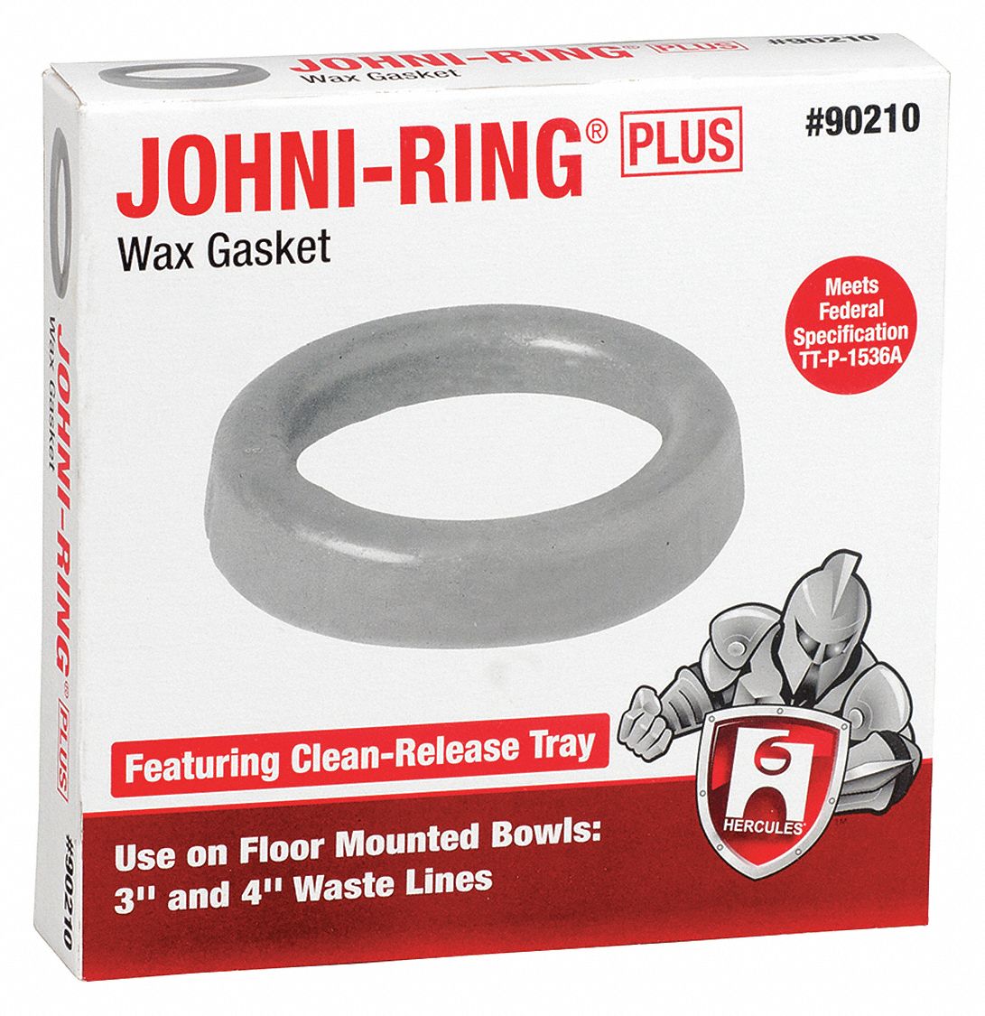 Wax Ring,  Fits Brand Universal Fit,  For Use With All Floor Drain Toilets,  3 in to 4 in