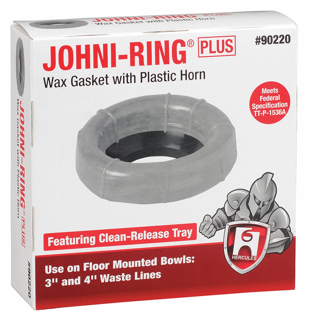 Wax Ring,  Fits Brand Universal Fit,  For Use With All Floor Drain Toilets,  3 in to 4 in