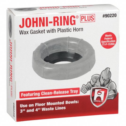 Wax Ring: Fits Universal Fit Brand, For Universal Fit, 3 in/4 in Size, Wax