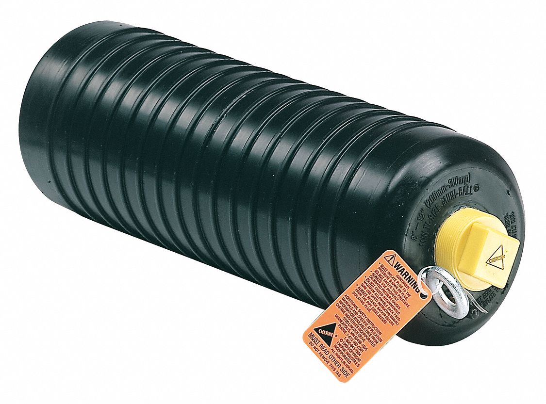 CHERNE 48 in to 72 in TestBall Pipe Plug, Natural Rubber 39AT89