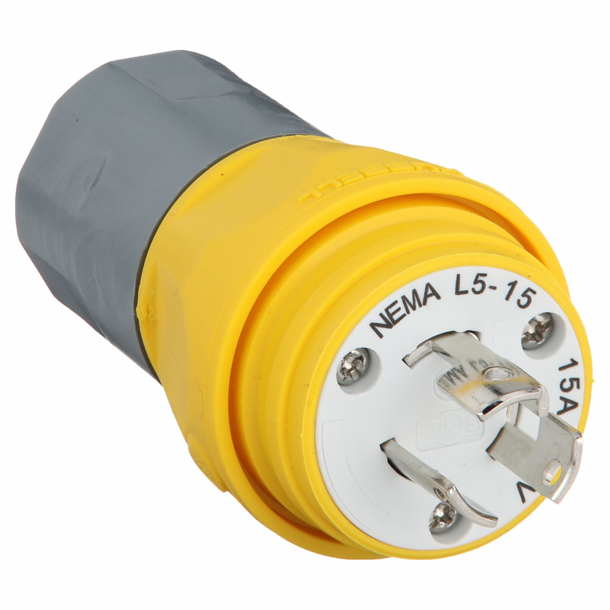 L515P, 15 A, Watertight Locking Plug 39AW26HBL24W47A Grainger