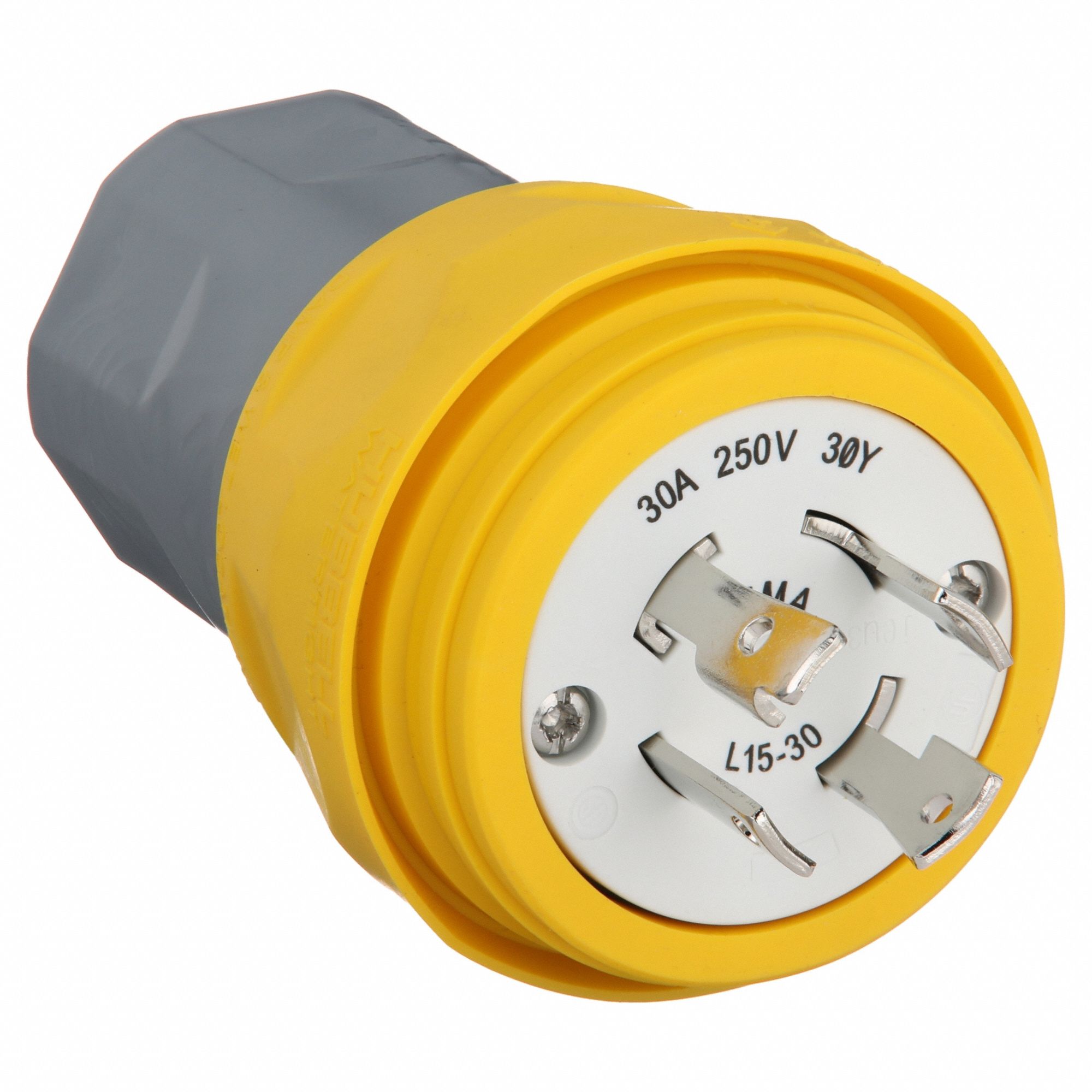 L15-30P, 30 A, Watertight Locking Plug - 39AW50|HBL28W75 - Grainger