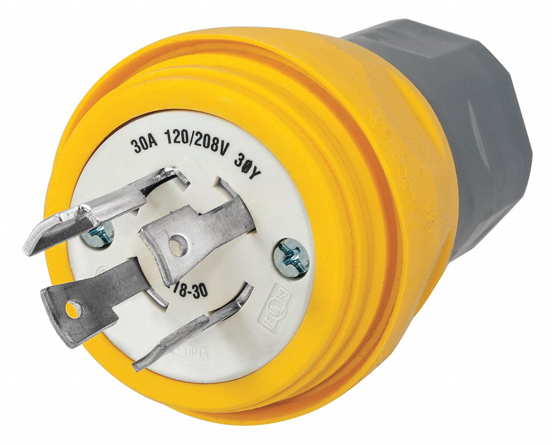 WT LckPlg Strt 30 A Yellow Elastmr 4Blds