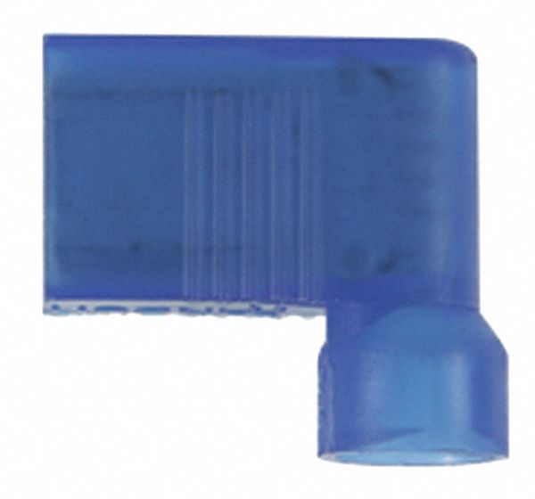 PANDUIT Female Flag Disconnect Blue, Full Coverage, Nylon, 50 PK