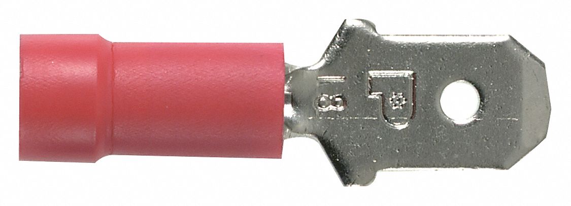 Male Disconnect, Vinyl, 0.98 in., PK100