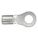 RING TERMINAL, BARE, #6 STUD SIZE, 18 AWG TO 14 AWG WIRE SIZE RANGE, 100 PK