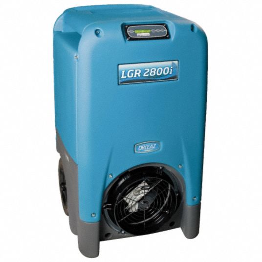 13.2 pt Per Day, Low-Grain Refrigerant, Low-Grain Portable Dehumidifier ...