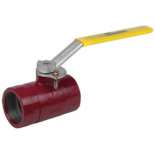 Oil Patch Ball Valve: 4 in Pipe Size, Std, 1,000 psi CWP Max. Pressure, 0° to 400°F