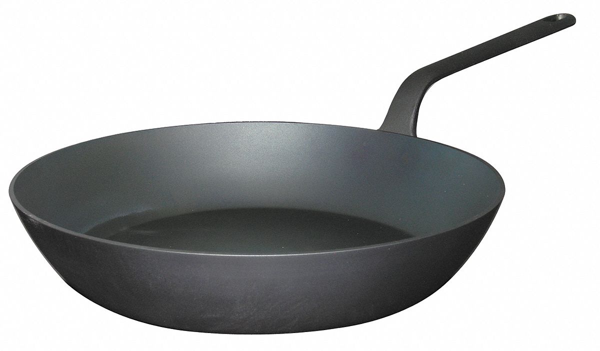 Fry Pan: 3 qt Capacity, 19 in Overall Lg, 12 5/8 in Overall Wd, 3 in Overall Ht