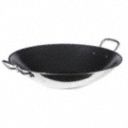 Non Stick Wok,  4 1/4 Capacity (Qt.),  13 3/4 in Overall Length (In.)