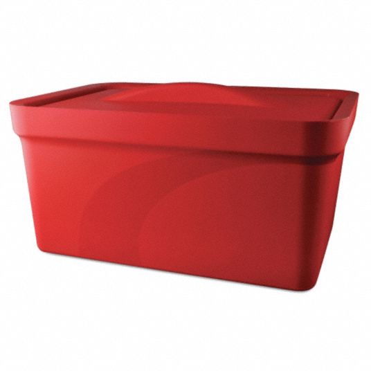 MAGIC, Polyurethane Foam, Red, Ice Pan with Lid - 39C563|M16807-9103 ...