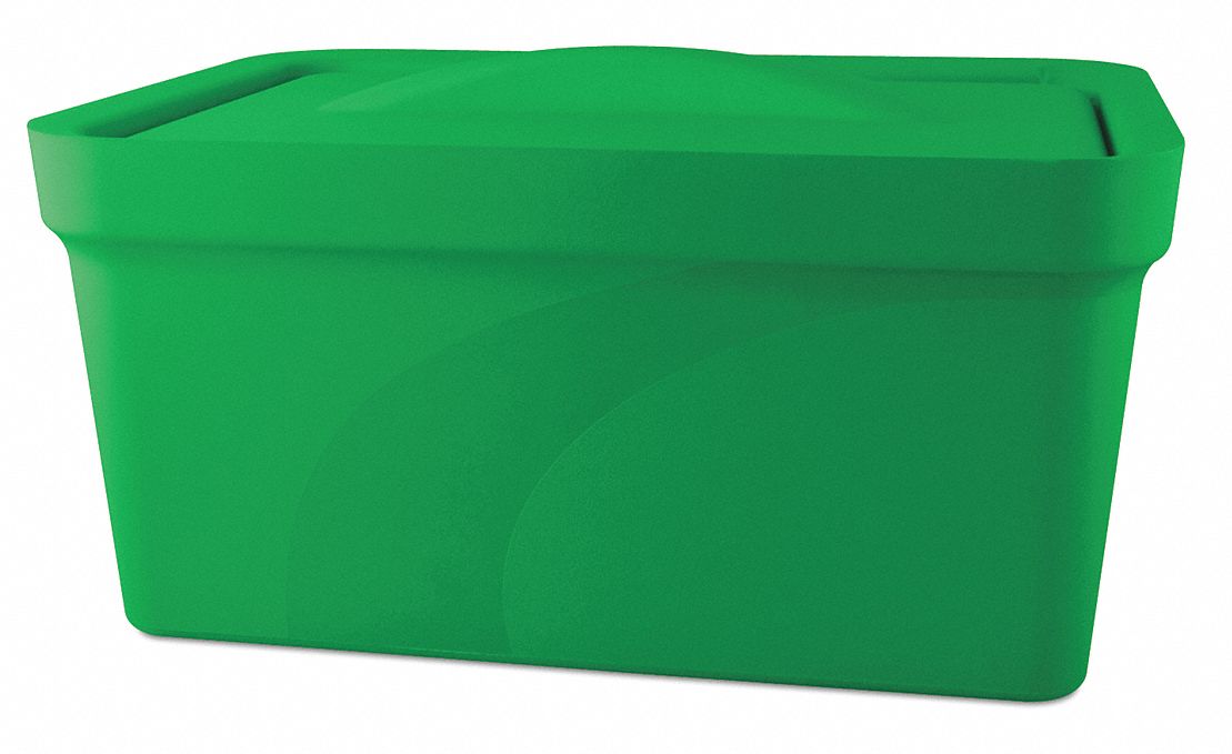 Ice Pan with Lid, Green, 9L