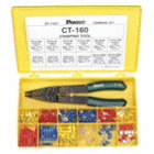 WIRE TERMNL KIT,WITH CRIMP TOOL,147 PCS.