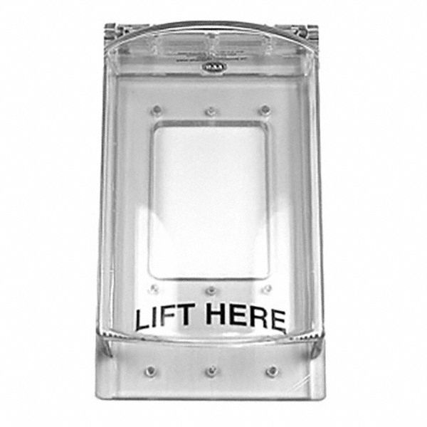 SECURITRON, 4 1/2 in Ht, 4 1/2 in Wd, Push Button Cover - 39CC46|WSS ...