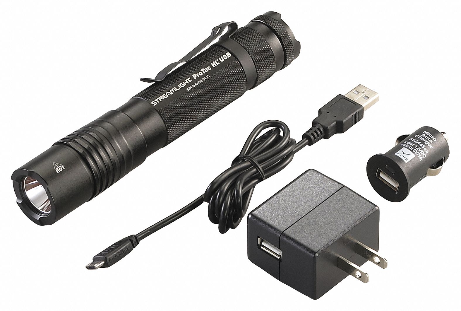 RECHARGEABLE FLASHLIGHT, 1,000 LUMENS, 219 M MAX BEAM DISTANCE