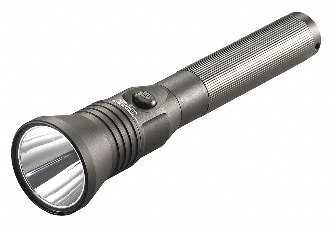 STINGER HPL FLASHLIGHT, LED, ALUMINUM, BLACK, POLYCARBONATE LENS, 9 2/9 IN L, 50,000 HR LAMP LIFE