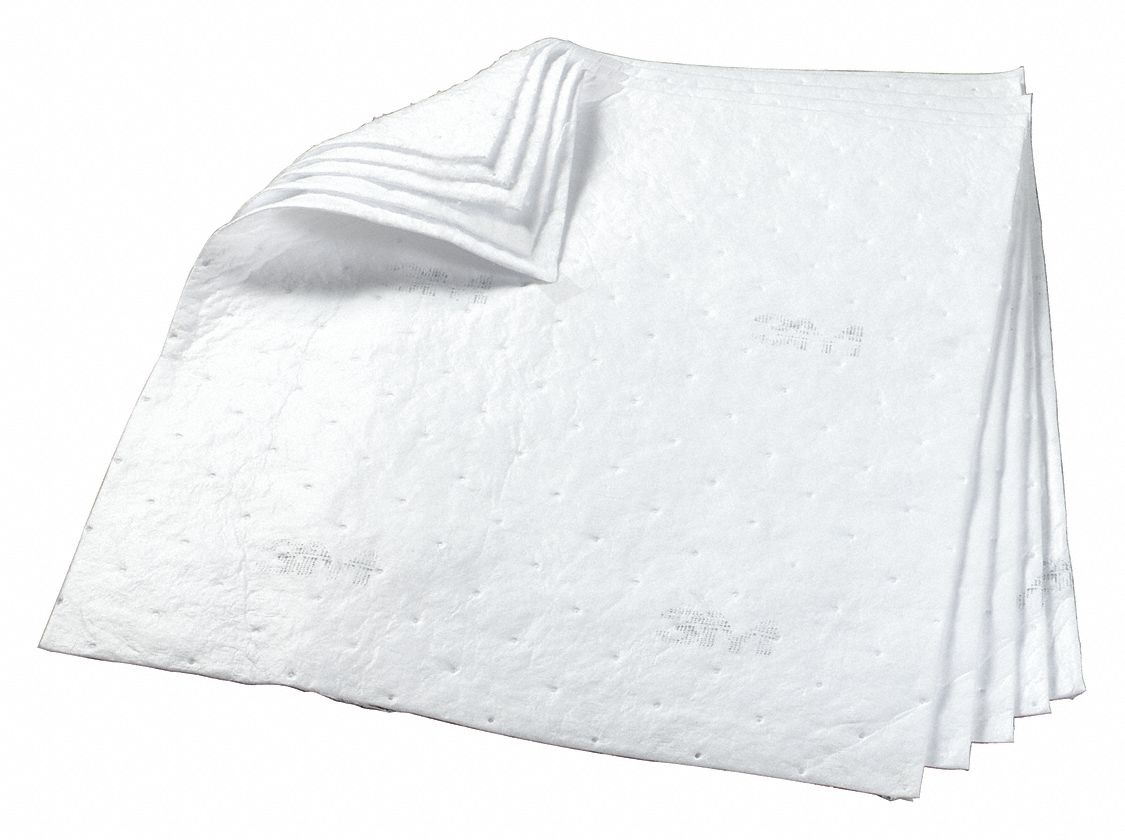 SORBENT PAD,75 GAL,POLY,PP,3 FT L