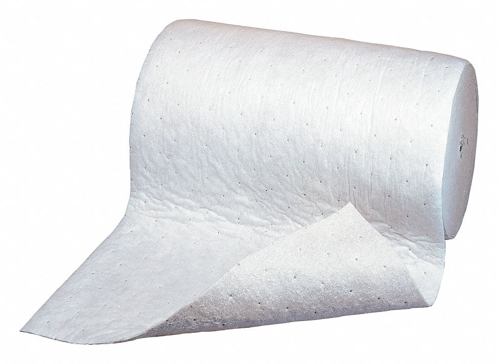 Absorbent Roll, Universal, Gray, 150 ft.L