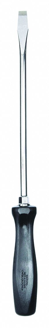 GENERAL PURPOSE SLOTTED SCREWDRIVER, 7/16 IN TIP SIZE, 14 3/4 IN OVERALL L, MOLDED GRIP