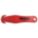 SAFETY CUTTER, 5 3/8 IN OVERALL L, CONTOURED HANDLE, PLAIN, STAINLESS STEEL, RED, 10 PK