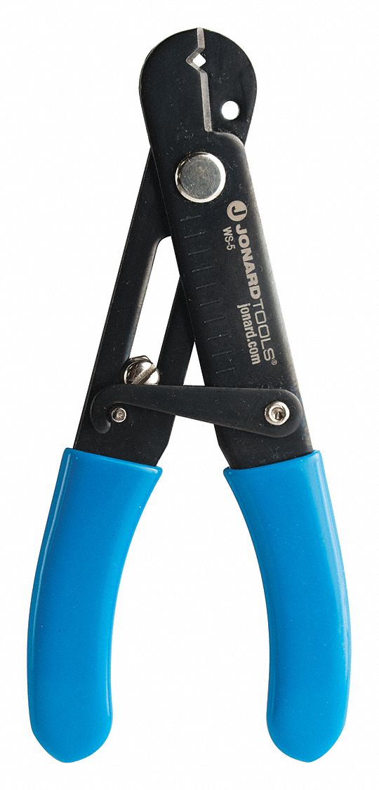 WIRE STRIPPER, MANUAL, 30 TO 10 AWG, RG-59/6/RG-6, 5 IN OVERALL L, V-NOTCH BLADE, CUT, WS-5