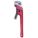 END PIPE WRENCH, CAST IRON, 2 1/2 IN JAW CAPACITY, SERRATED, 18 IN OVERALL L, I-BEAM