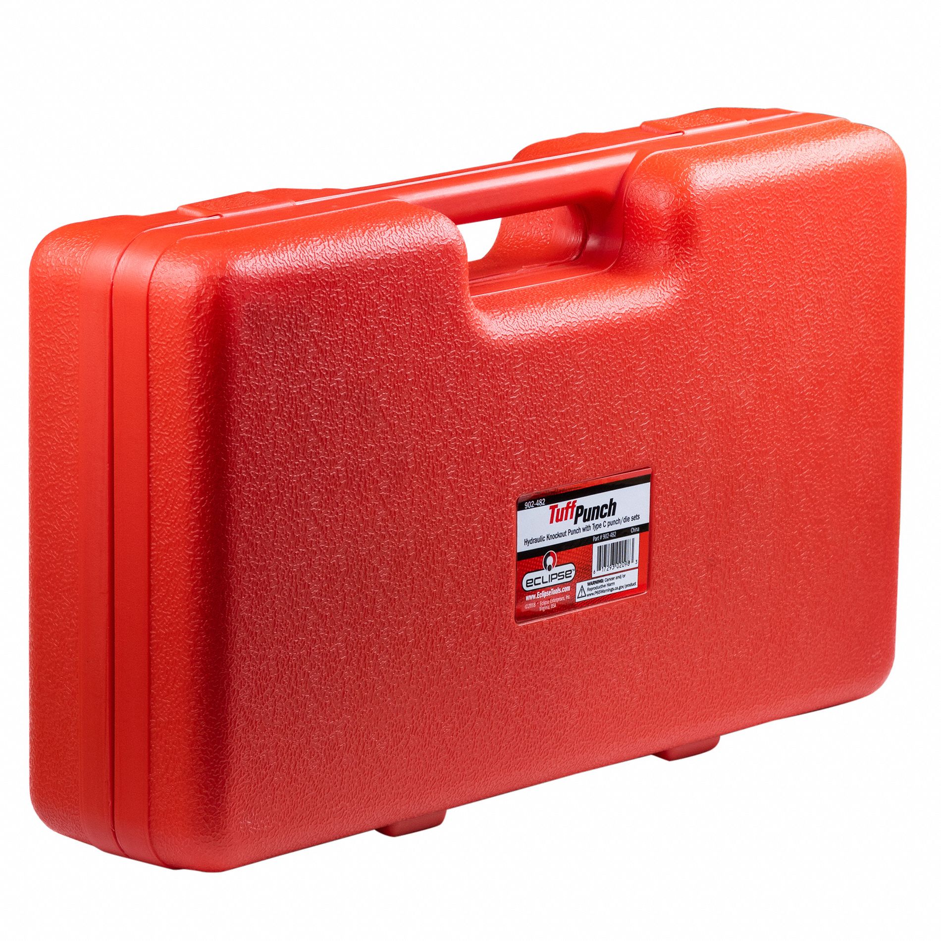 ECLIPSE Hydraulic Knockout Punch 10 Pieces, 10 ga Max Sheet Metal CapacitySteel, Falls Free