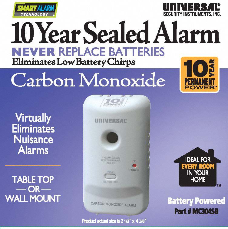 UNIVERSAL SECURITY INSTRUMENTS Carbon Monoxide Alarm with ...