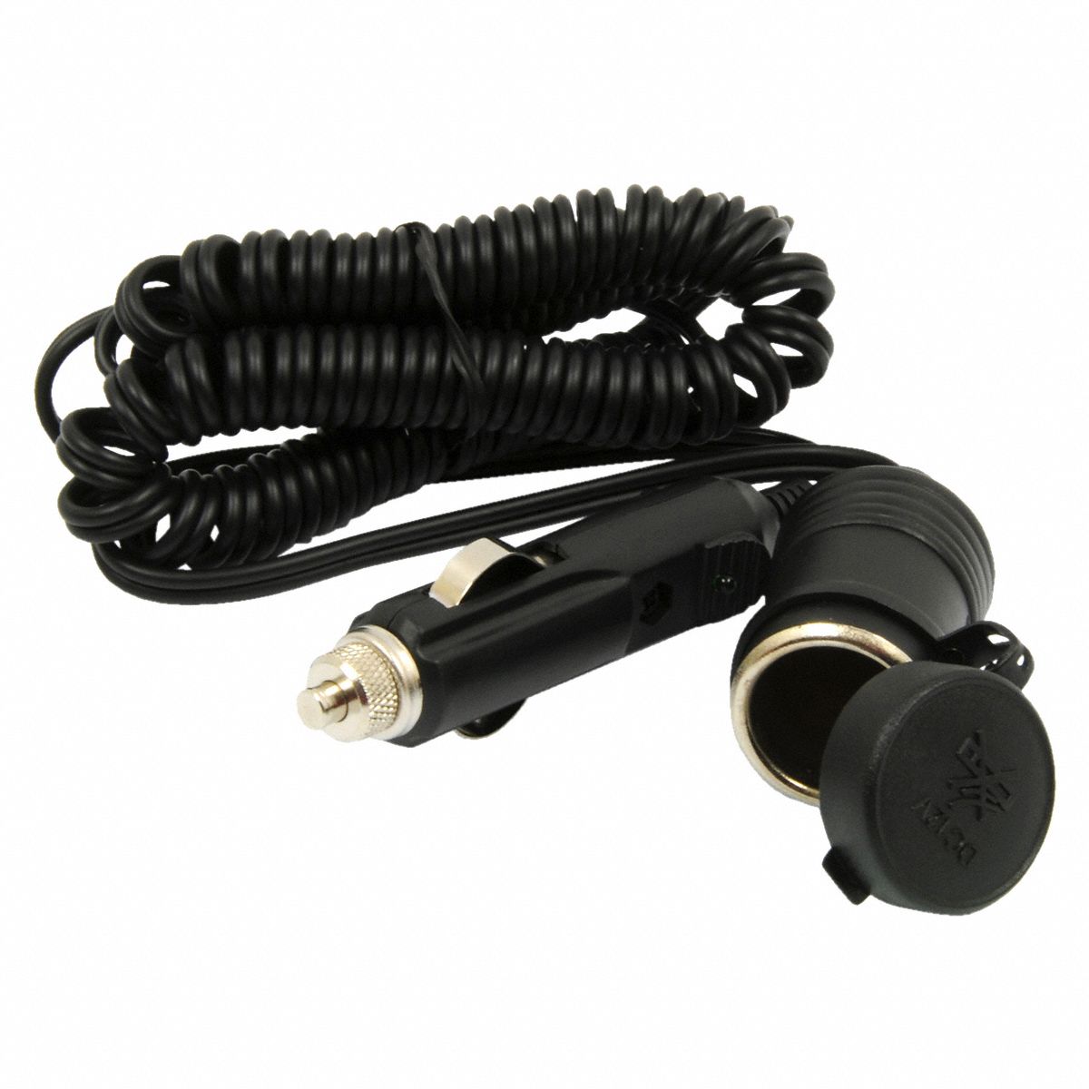 ROADPRO Cigarette Lighter Adapter Coiled Cord, 10 A Amps, 12 V DC 39CJ20RPPS2231 Grainger